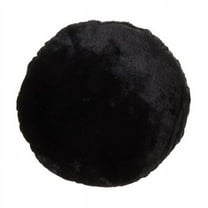 Saro Lifestyle Faux Rabbit Fur Throw Pillow