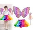 thumbnail image 3 of Disfraz de mariposa para niñas Yinane Disfraz de ala de hada, 3 of 8
