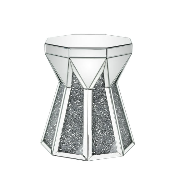 ACME Noralie End Table in Mirrored