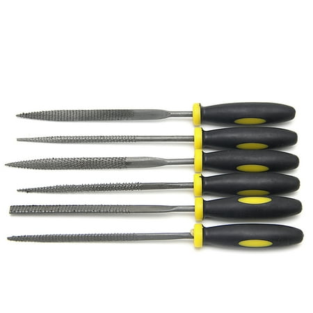 

6Pcs 140mm Mini Metal Filing Rasp Needle File Wood Tools Hand Woodworking