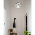 thumbnail image 3 of Mila 14 inch flush mount in black, 3 of 9