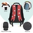 thumbnail image 4 of Pzuqiu Kids Backpack for Students Age 6-18 17 Inch Ladybug Print Bookbag with Adjustable Straps Large Capacity School Bag for Elementary Middle High School Ideal Student Gift, 4 of 7