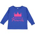 thumbnail image 3 of Inktastic Birthday Princess, Little Princess, Crown, Stars Girls Long Sleeve Toddler T-Shirt, 3 of 5