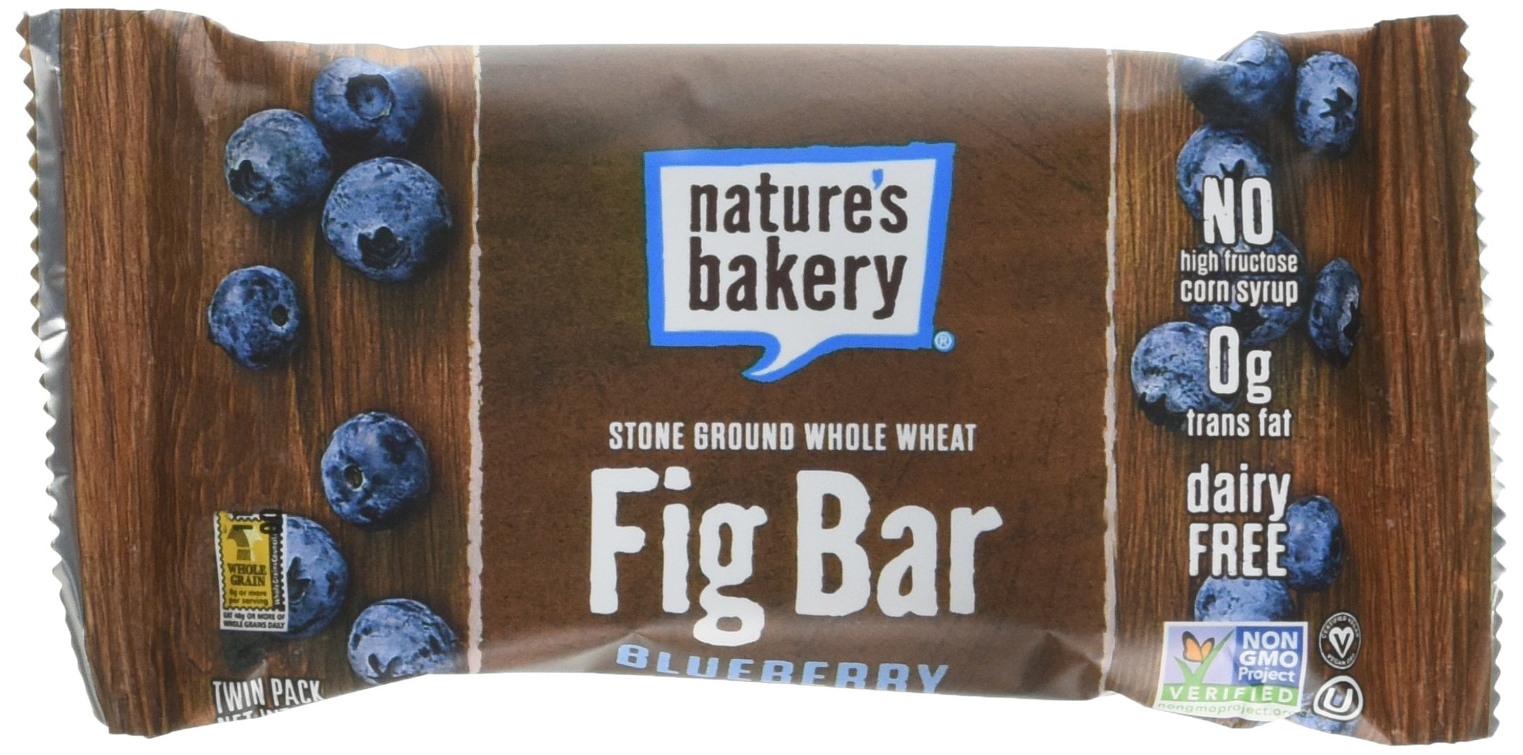 Nature's Bakery, Whole Wheat Fig Bar, Blueberry (Kosher) (6 Twin Pack