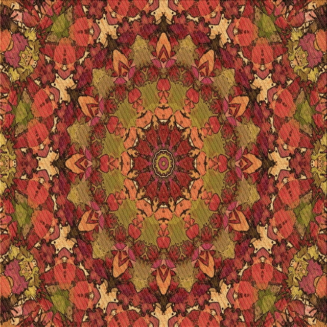 Ahgly Company Tapis d'Intérieur Lavable en Machine Carré Rouge Tomate Transitionnel, 7 Pieds Carré
