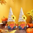 thumbnail image 6 of Antqov Thanksgiving Faceless Fall Gnomes Dolls Ornaments Holiday Decorations Sunflower Maple Leaf Rudolf Fall Decor for Party Home Tabletop Supplies Gifts, 6 of 6