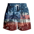 thumbnail image 4 of Bainana Mens Swim Trunks American Flag Patriotic Swim Shorts July 4Th Breathable Comfortable Water Activities Bathing Suit, 4 of 4