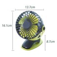 thumbnail image 2 of Ventilador de carga portátil para dormitorio, mini ventilador USB, almacenamiento de coche recargable, pequeño ventilador silencioso, 2 of 6
