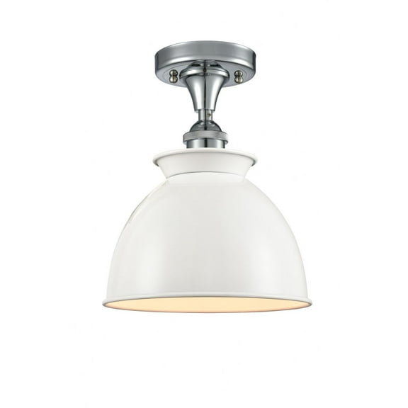 Innovations Lighting - Adirondack - 1 Light Semi-Flush Mount In Industrial
