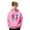 Pink, variant on 67 shirt G'irls Casual Print Long Sleeve Crewneck Pullover Sweatshirt Soft Comfortable Athletic Top For Everyday Wear
