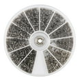 thumbnail image 1 of 1000Pcs Stainless Steel Screws Set Machine Screws Assortment For PC Glasses Mobile Phone, 1 of 8