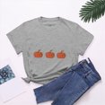 thumbnail image 4 of Godom Halloween Shirts for Women Halloween Ghost T-Shirts Pumpkin Graphic Shirt Short Sleeve Tops, 4 of 6