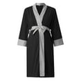 thumbnail image 6 of Hauaitttt Maternity Gown Maternity Dress Postpartum Home Dress Nursing Dress Feeding Pajamas for Puerpera Japanese Silk Rope for Women Ladies Dressing Gown Robe Wrap Towel for Women plus Silk Kimonos, 6 of 7