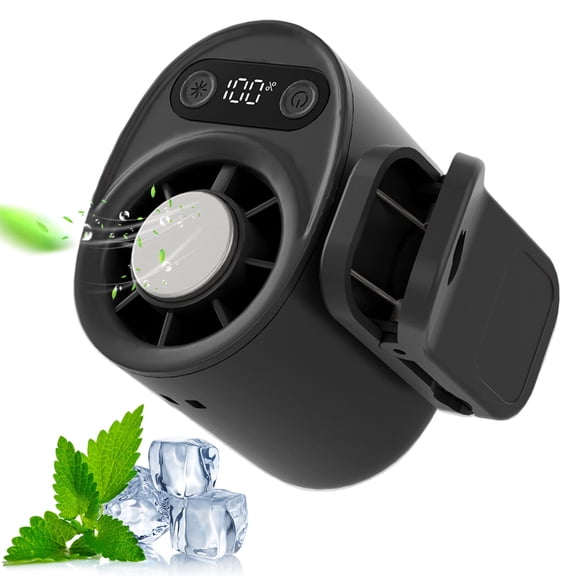 Car Air Conditioner, Semiconductor Cooling Fan & 360° Rotation Clip Design, Portable Cooling System for Cars Trucks SUVs RVs