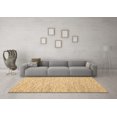 thumbnail image 3 of Ahgly Company Machine Washable Indoor Round Abstract Brown Contemporary Area Rugs, 4' Round, 3 of 4