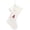 A, variant on Christmas Stockings with Initials, Personalized Embroidered Monogram 16.5 Inches Knitted Christmas Stockings Fireplace Xmas Stockings for Family Holiday Party Decoration White Red Letter, 1Pcs