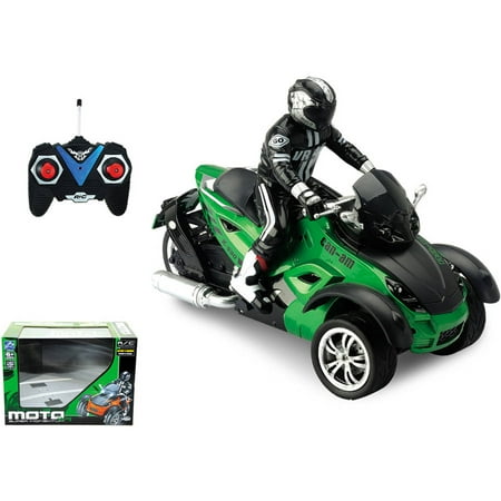 1:10 Remote Control Motorcycle Green - Walmart.com