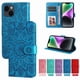 thumbnail image 1 of Funda tipo cartera GANGXUN para iPhone 13 , diseño girasol, cuero PU, soporte, cierre magnético, tarjetero, 1 of 5