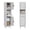 White, variant on Huisuilinss Tall Bathroom Storage Cabinet,Slim Bathroom Cabinet Wth 2 Wave Doors And 1 Drawer,Narrow Storage Unit,Corner Floor Cabinet For Kitchen Living Room Entryway,1PCS