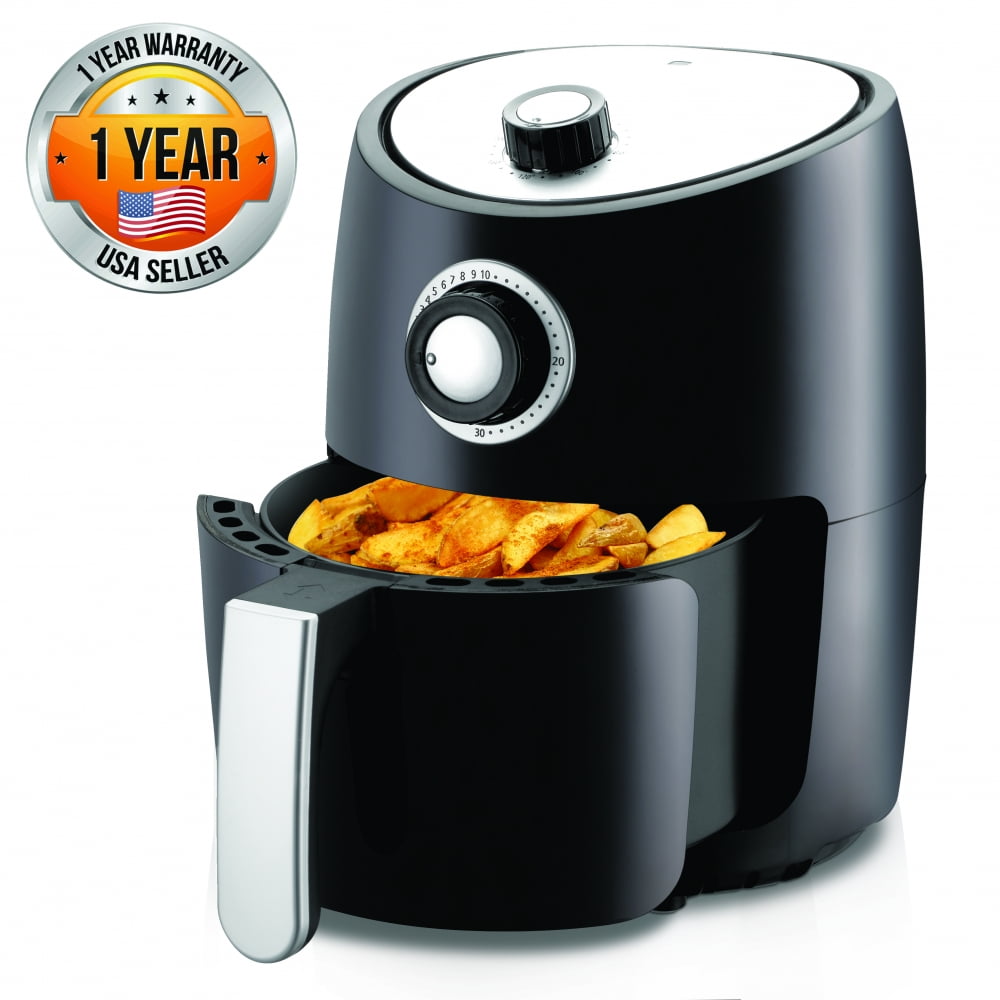 NutriChef PKAIRFR18 - Countertop Air Fryer Oven Cooker - Healthy Kitchen Convection Air Fry 