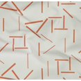 thumbnail image 4 of oneOone Organic Cotton Poplin Twill Fabric Line Geometric Print Fabric BTY 42 Inch Wide, 4 of 4