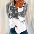 thumbnail image 1 of Pntutb - Camiseta holgada con estampado de moda para mujer, blusa de manga larga, cuello redondo, tops casuales Pntutb Pntutb-1631, 1 of 6