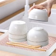thumbnail image 5 of Fruits Vegetables Drain Tray Double-Layer Holding Fruit, Tea and Coffee Cup Plate for Kitchen, 5 of 5