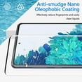 thumbnail image 5 of [2 Pack] Cnarery Screen Protector for Galaxy S20, 9H Tempered Glass Film, Fingerprint Unlock, Bubble Free, Scratch Resistant, Full Coverage, 5 of 7
