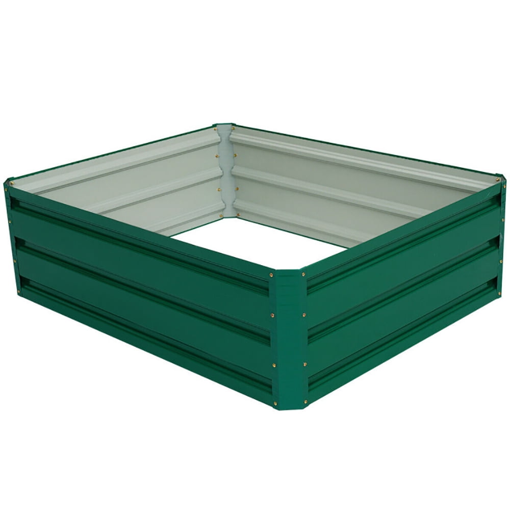 Topcobe 40 Inch x 32 Inch Patio Raised Garden Bed for Vegetable Flower Planting, Raised Garden Beds Outdoor, Planters for Plants