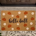 thumbnail image 6 of Halloween Decorations,Fall Welcome Doormat Pumpkin Doormat Natural Coconut Coir Mat Non Slip Front Door Rug For Holiday Decoration Entrance Porch Outdoor, 6 of 7