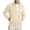 Beige, variant on Mens Zip Up Sweatshirt Long Sleeve Stand Collar Plain Casual Jacket with Pockets Fall Winter Outerwear