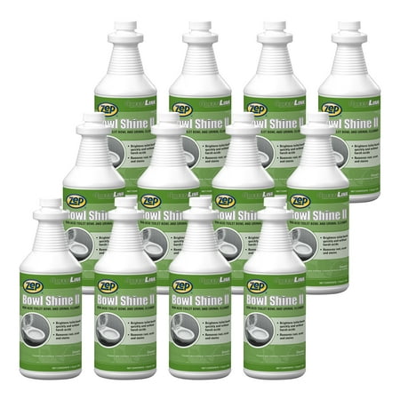 

Zep Bowl Shine II Non-Acid Toilet Bowl and Urinal Cleaner - 32 Oz. (Case of 12) - 119709 - FOR WORKPLACE and INDUSTRIAL USE ONLY