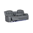 thumbnail image 7 of Global Furniture USA U7068 Grey 10 Power Reclining Sofa with Drop Down Table, Wireless Charger. LED and USB, 7 of 7