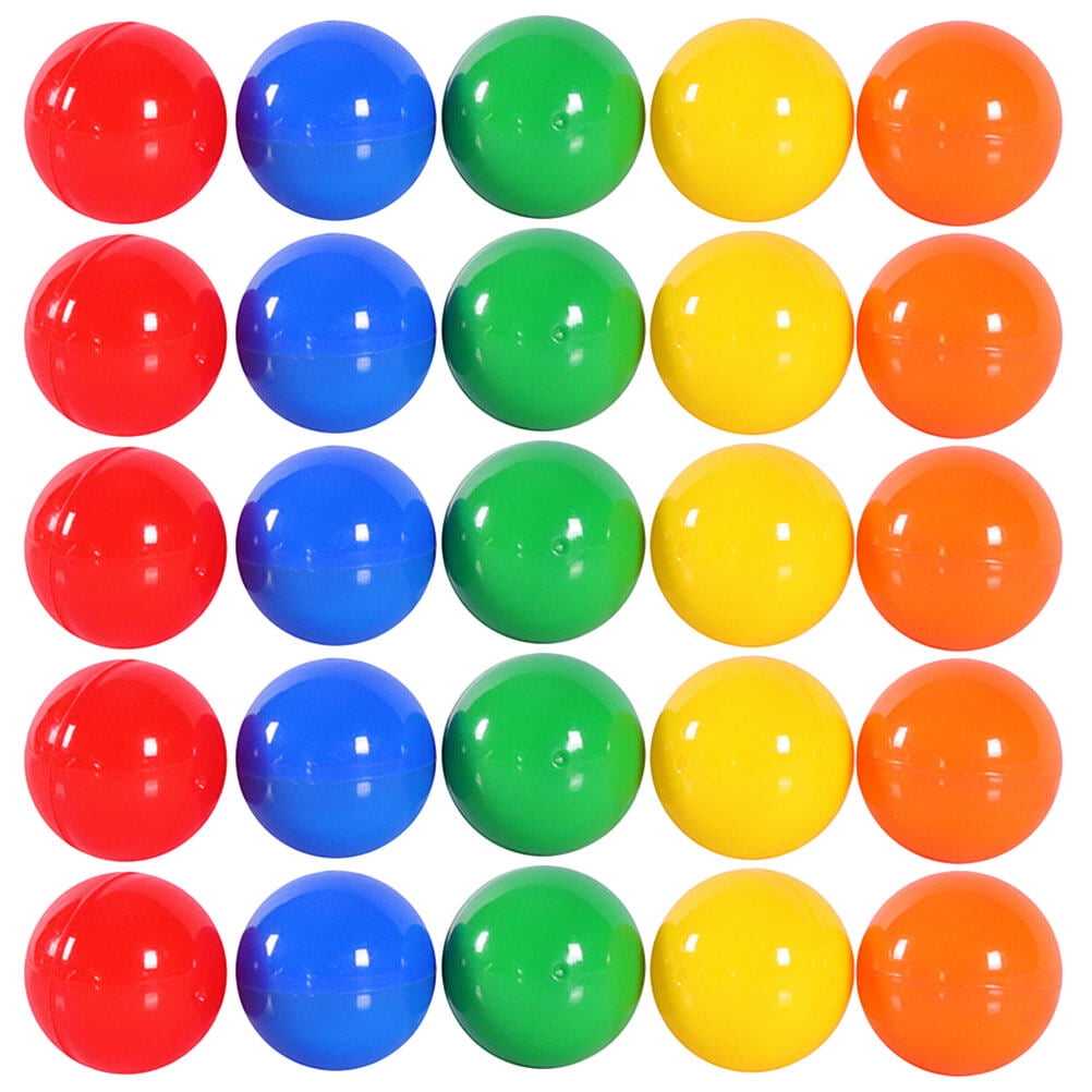 50Pcs Lottery Balls Colored Raffle Balls Openable Raffle Balls Small