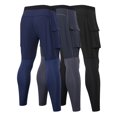 thumbnail image 3 of Pantalones deportivos para hombre Fitness Running Sportwear Tight Workout Leggings elásticos, 3 of 7
