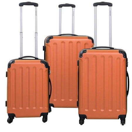 New Quality 3 Pcs Luggage Travel Set Bag ABS+PC Trolley Suitcase