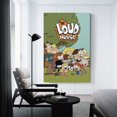 thumbnail image 3 of The Loud House Wall Hanging Painting Wall Art Canvas Paintings Posters Home Decorations 16x24inch(40x60cm), 3 of 8