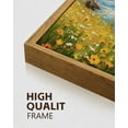 thumbnail image 2 of Drsoum Landscape wildflowers Wall Art 11x14in Nature Framed seascape Wall Prints Farmhouse Kitchen Bathroom Office Decor, 2 of 5