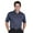 Navy, variant on Monterey Club Men's Micro Weave Texture Solid Golf Polo Shirt #1091