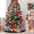 thumbnail image 4 of FMSHPON American Flag Tree Skirt Independence Day Xmas Christmas Tree Skirt Stand Mat for Holiday Party Decoration Indoor Outdoor 48 inches, 4 of 6