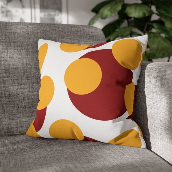 TSmartArt @ Walmart. Dots. Polyester Square Pillow Case