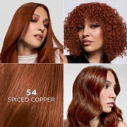 LOreal Paris Feria Multi-Faceted Shimmering Permanent Hair Color, 54 Spiced Copper, 1 kit