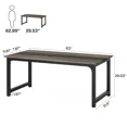 thumbnail image 2 of MAYEERTY 70.8 Inch Conference Table, 6-Seater Office Meeting Desk with E1 Engineered Wood & Metal Frame, 2 of 5