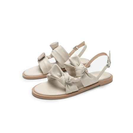 

Eloshman Ladies Lightweight Slingback Shoes Party Casual Comfort Open Toe Flat Sandals