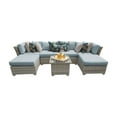thumbnail image 1 of TK Classics Fairmont All-Weather Wicker 7 Piece Sectional Couch Conversation Set, 1 of 2