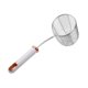 thumbnail image 2 of Colador de malla para utensilios de cocina, colador de alimentos profesional para colgar mango blanco, 2 of 9