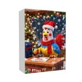 thumbnail image 2 of Merry Christmas Chicken Style Countdown Calendar Pendant, Acrylic Christmas Tree Ornament for Holiday Display, 2 of 6