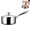 Silver With Lid, variant on Titanium Pans for Cooking, No Coating Non Stick Hammered Titaniums Pans, Ultra-Durable, Scratch-Resistant for Cooking, Compatible with All Cooktops