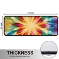 thumbnail image 5 of Kitchen Rugs Sets Of 2,Colorful Tie Dye Mandala Pattern Anti Fatigue Kitchen Mat Rugs Non Slip Washable,Decorative Kitchen Floor Mats for Kitchen,Sink,Laundry,17"x47"+17"x47", 5 of 5
