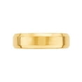 thumbnail image 3 of Gem & Harmony Mens 14K Yellow Gold 6mm Wedding Band Ring with Bevel Edge for Men, 3 of 7
